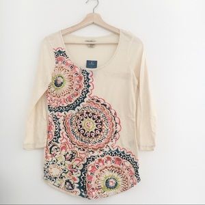 Lucky Brand 'Moroccan Medallion' Tee • Size Small